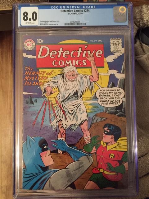 Detective Comics #274 CGC 8.0 ow