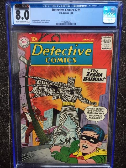 Detective Comics #275 CGC 8.0 cr/ow