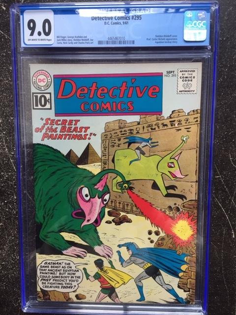 Detective Comics #295 CGC 9.0 ow/w