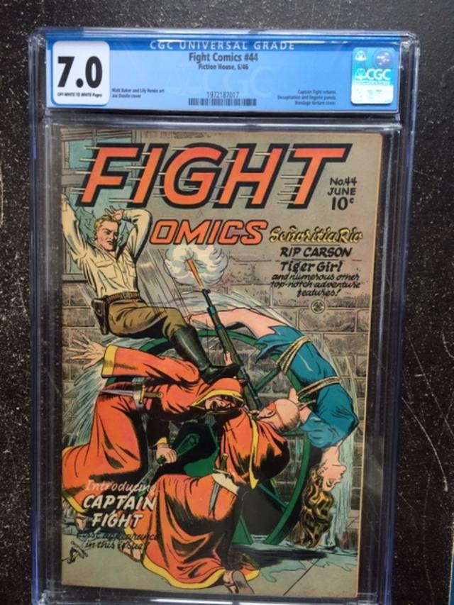 Fight Comics #44 CGC 7.0 ow/w