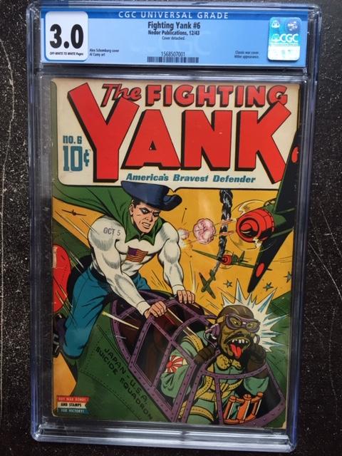 Fighting Yank #6 CGC 3.0 ow/w