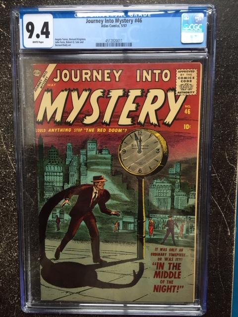 Journey Into Mystery #46 CGC 9.4 w