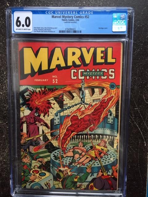 Marvel Mystery Comics #52 CGC 6.0 ow/w