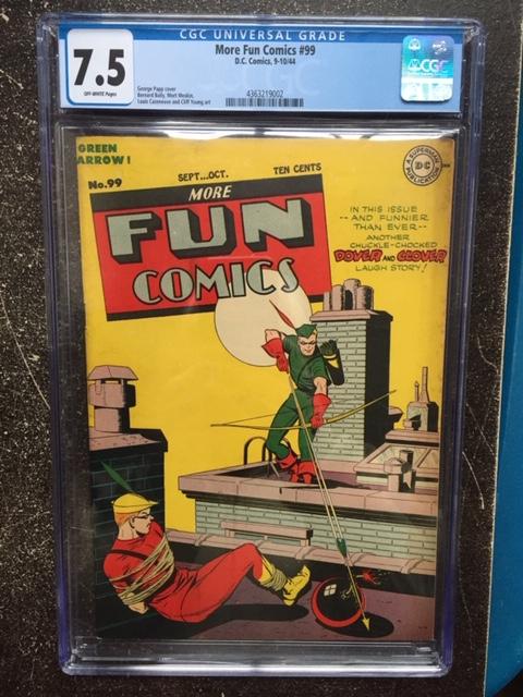 More Fun Comics #99 CGC 7.5 ow