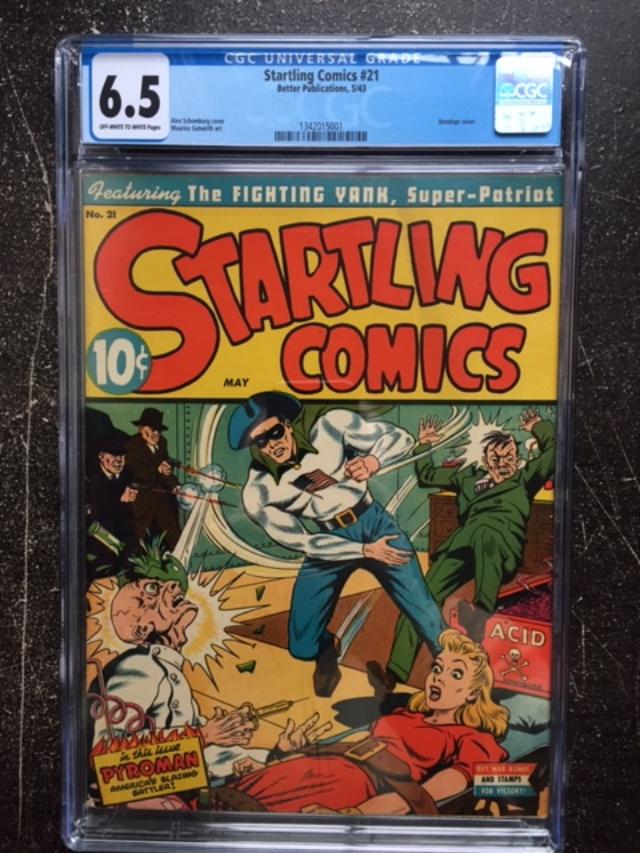 Startling Comics #21 CGC 6.5 ow/w