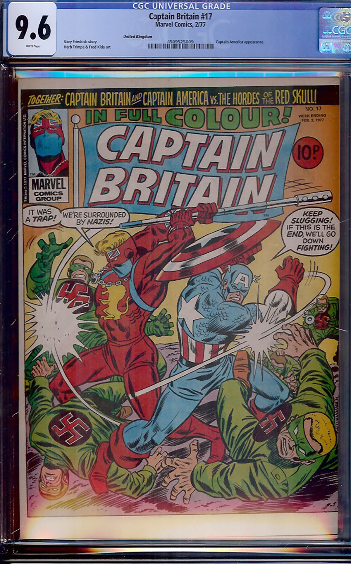 Captain Britain #17 CGC 9.6 w