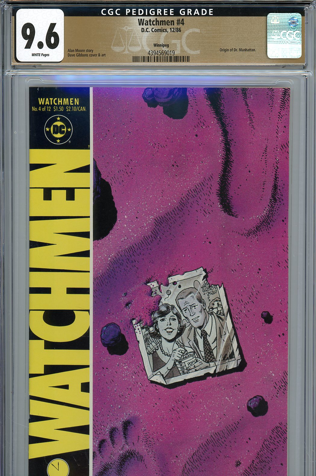 Watchmen #4 CGC 9.6 w Winnipeg