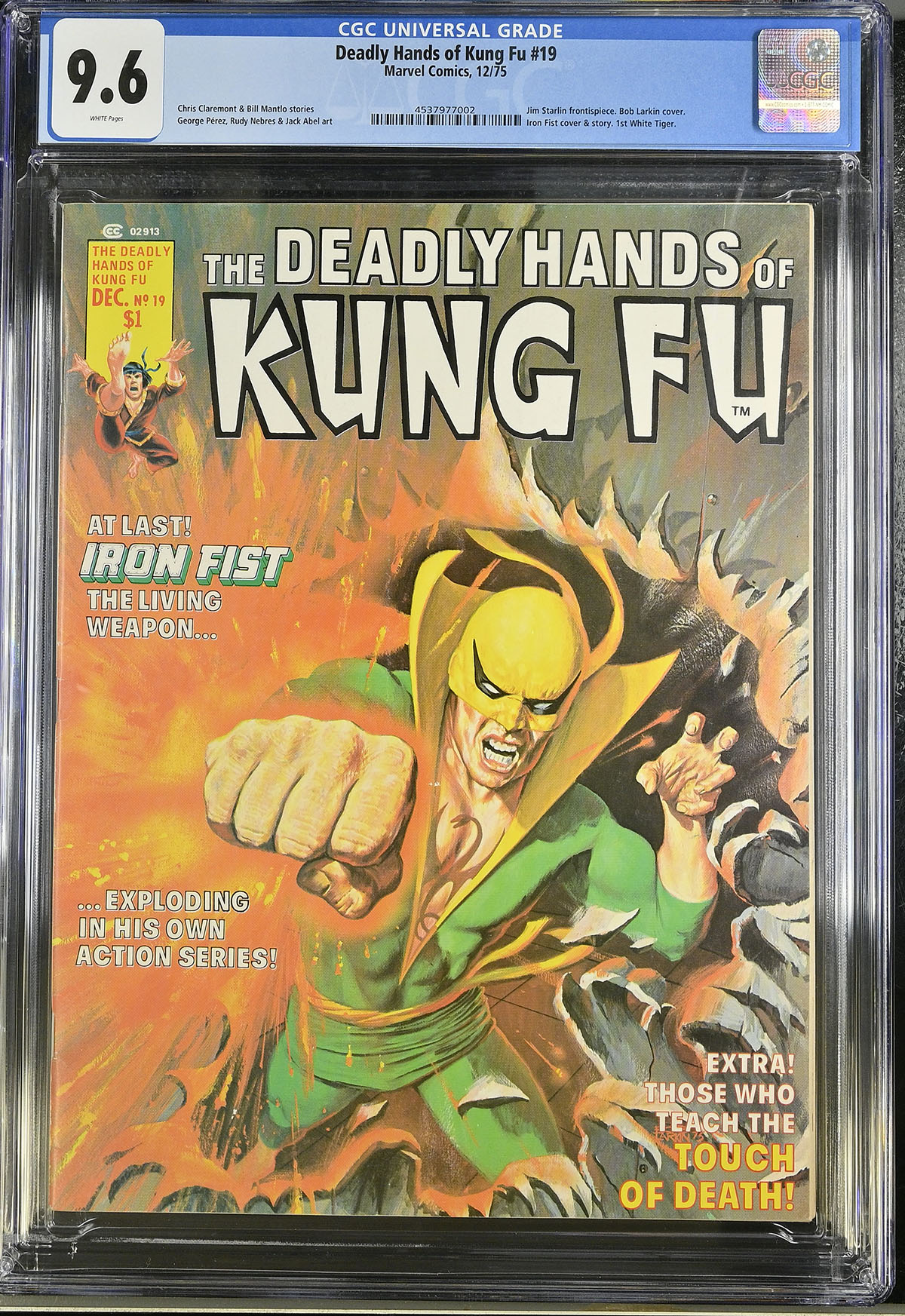 Deadly Hands of Kung Fu #19 CGC 9.6 w