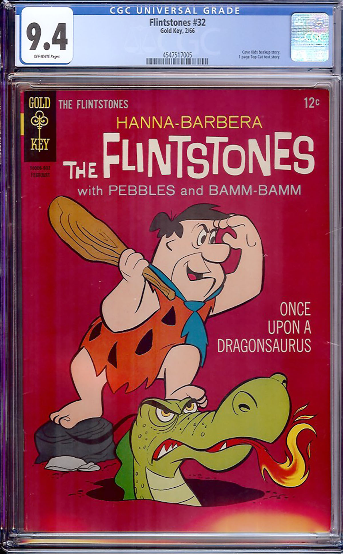 Flintstones #32 CGC 9.4 ow