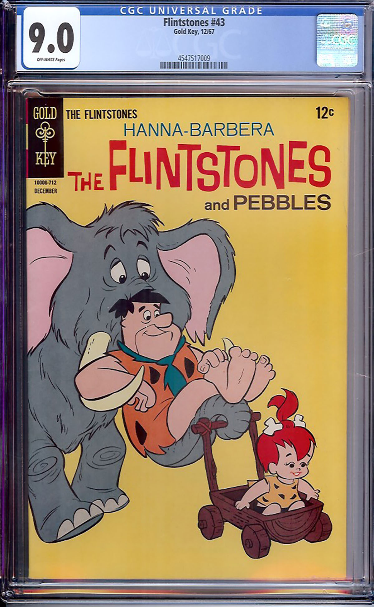 Flintstones #43 CGC 9.0 ow