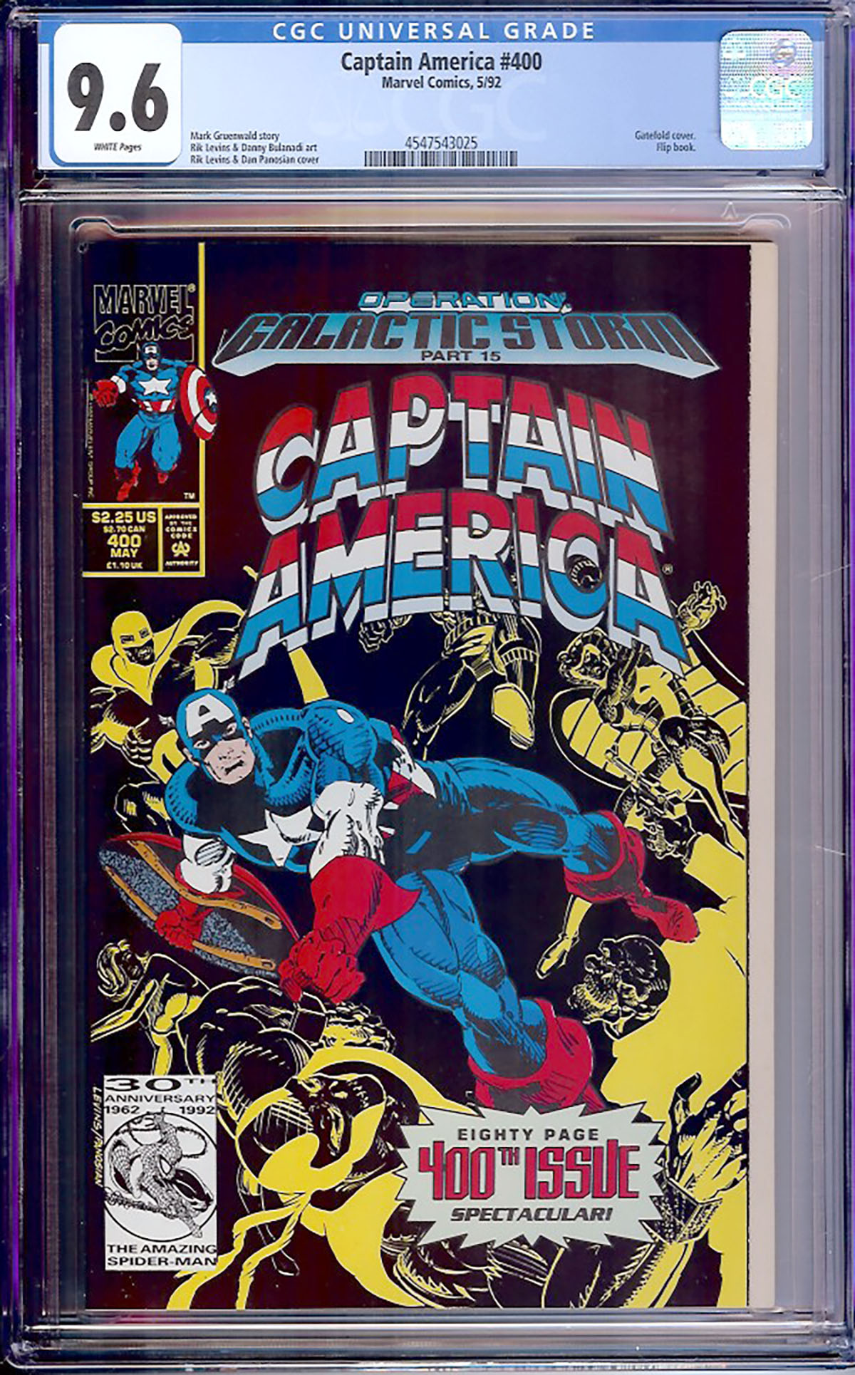 Captain America #400 CGC 9.6 w