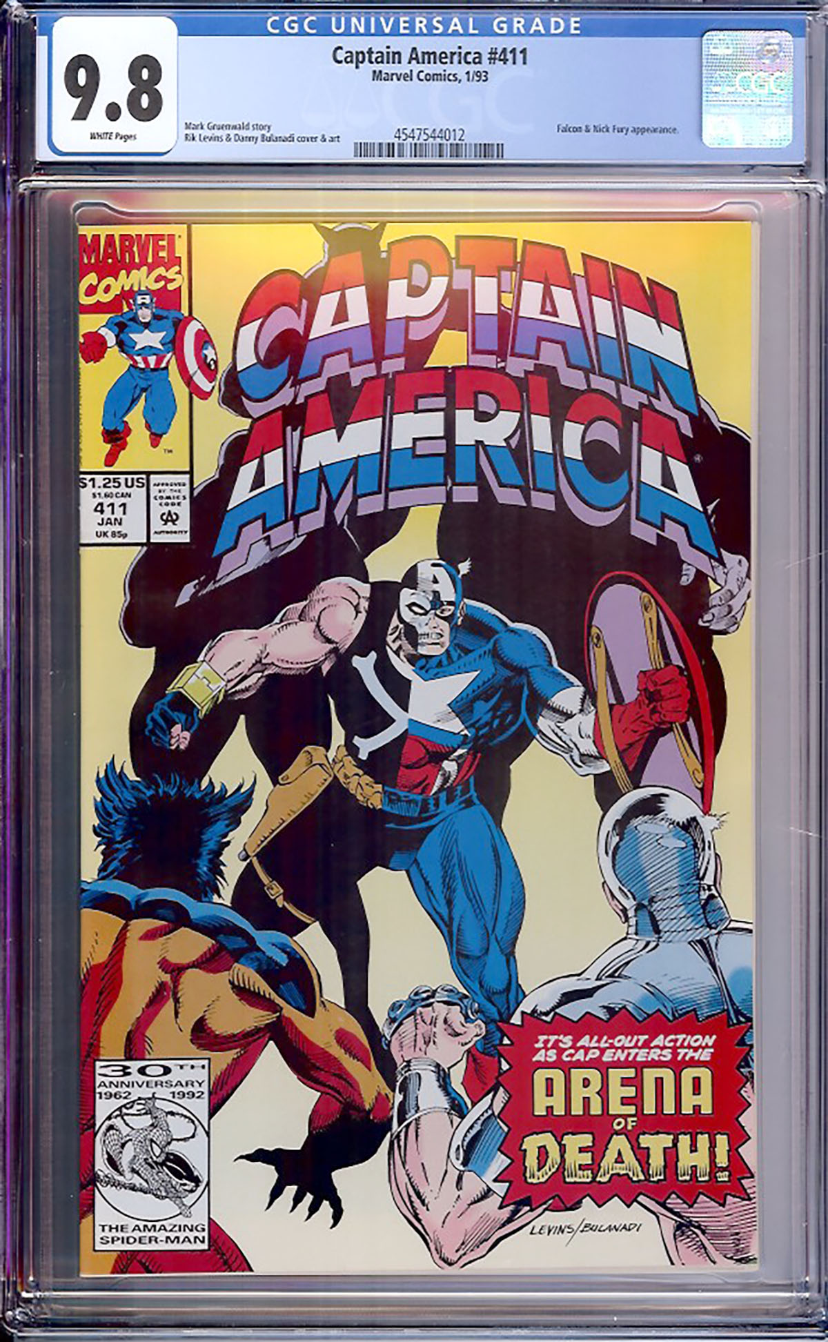 Captain America #411 CGC 9.8 w