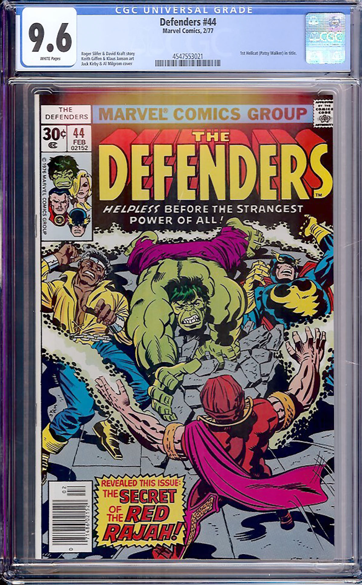 Defenders #44 CGC 9.6 w