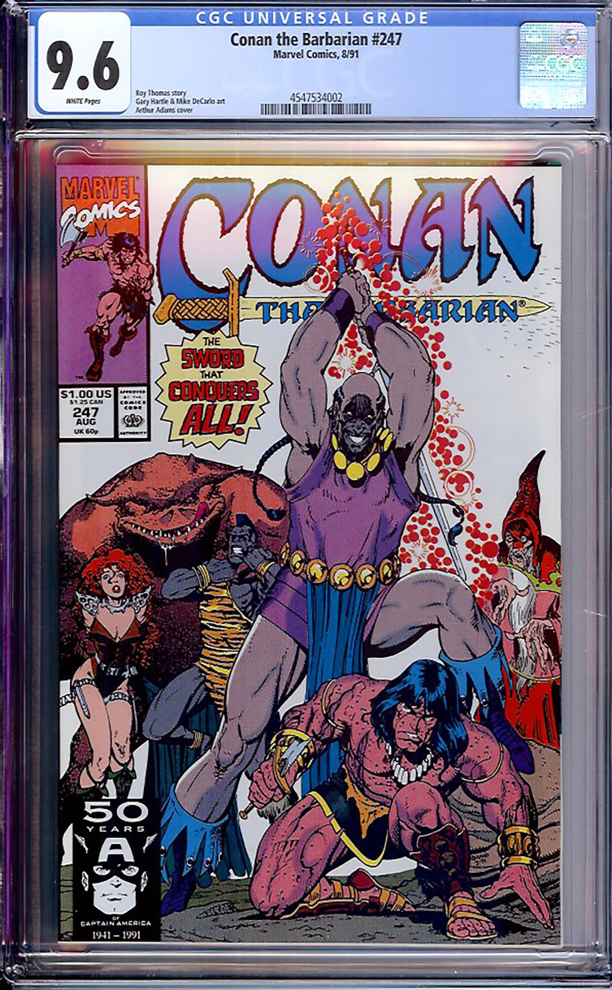 Conan The Barbarian #247 CGC 9.6 w