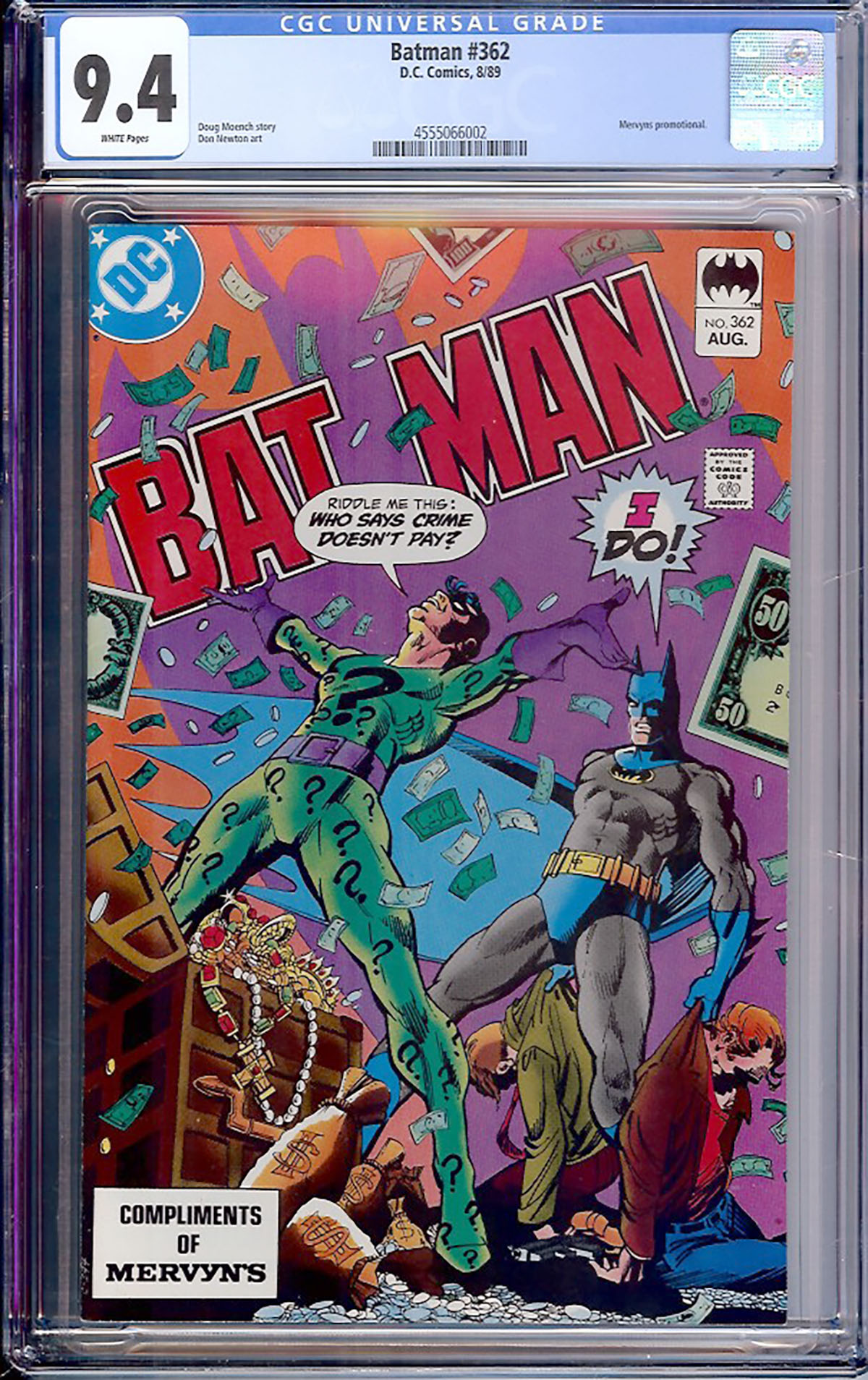 Batman #362 CGC 9.4 w