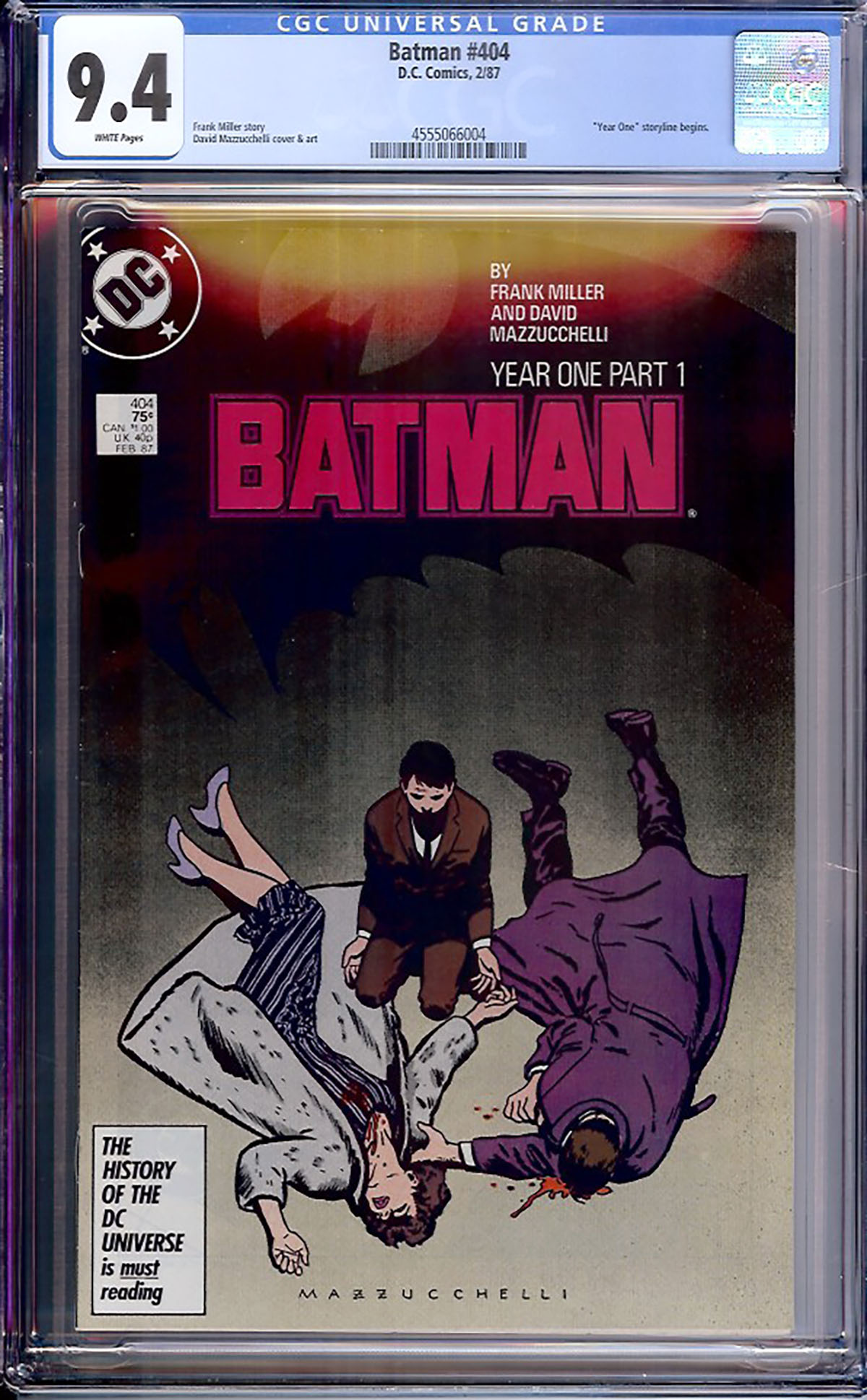 Batman #404 CGC 9.4 w