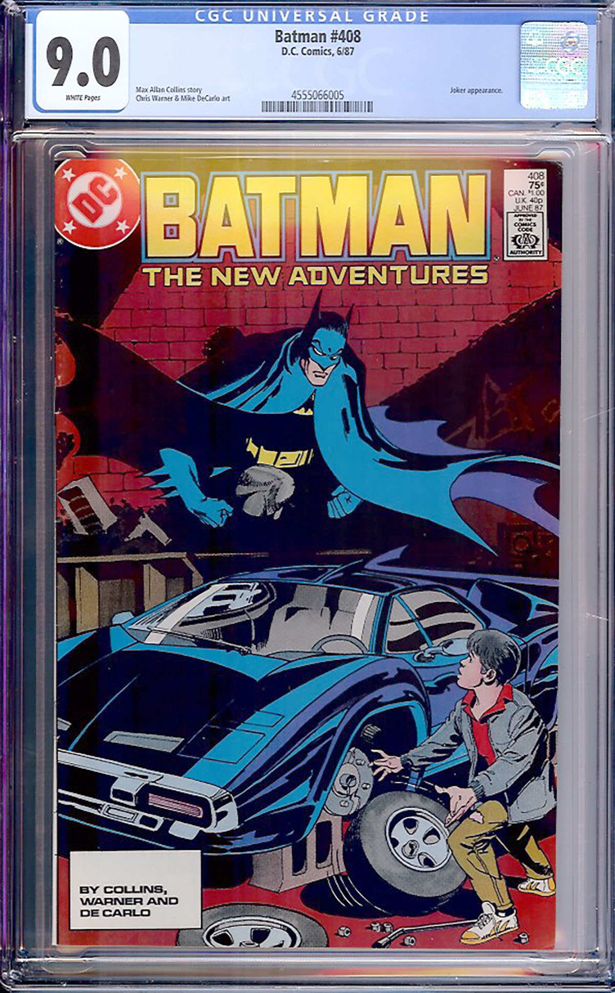 Batman #408 CGC 9.0 w