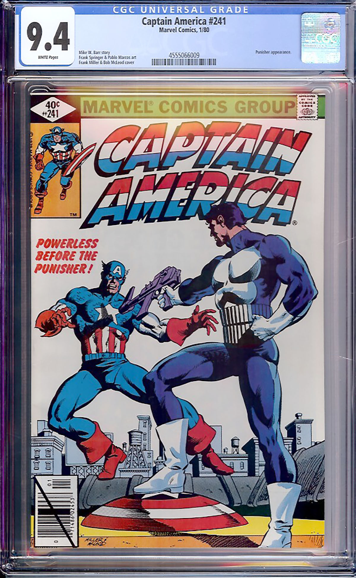 Captain America #241 CGC 9.4 w