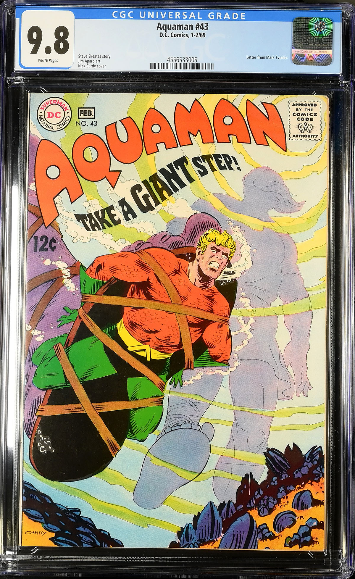 Aquaman #43 CGC 9.8 w