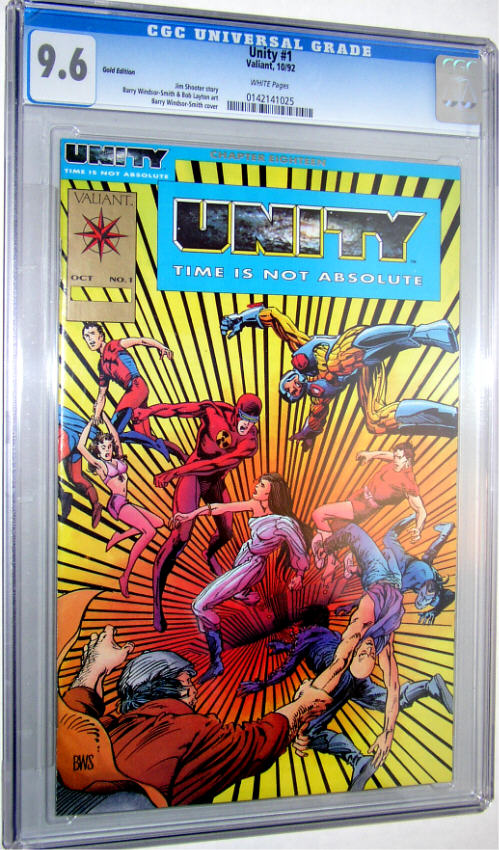 Unity #1 CGC 9.6 w Gold Edition