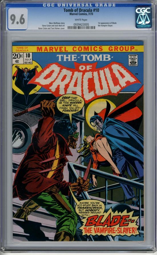 Tomb of Dracula #10 CGC 9.6 w