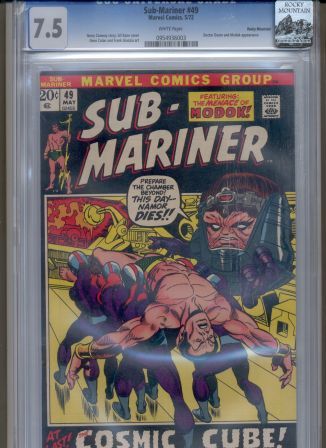 Sub-Mariner #49 CGC 7.5 w Rocky Mountain