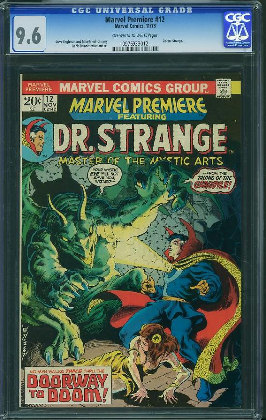 Marvel Premiere #12 CGC 9.6 w