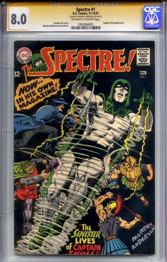 Spectre #1 CGC 8.0 ow/w CGC Signature SERIES