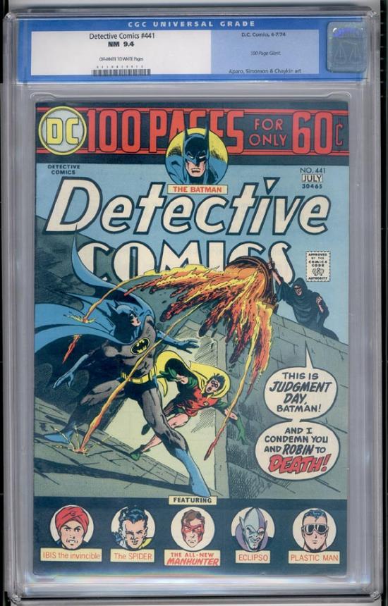 Detective Comics #441 CGC 9.4 w