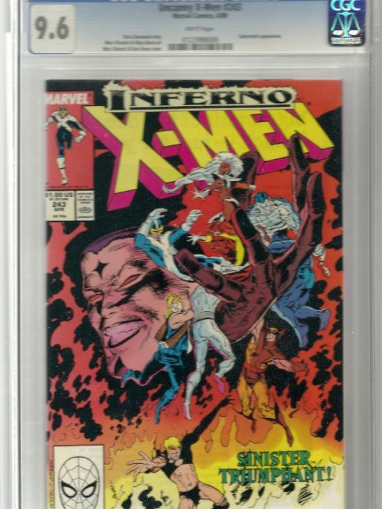 Uncanny X-Men #243 CGC 9.6 w