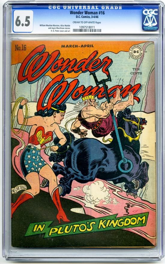 Wonder Woman #16 CGC 6.5 cr/ow