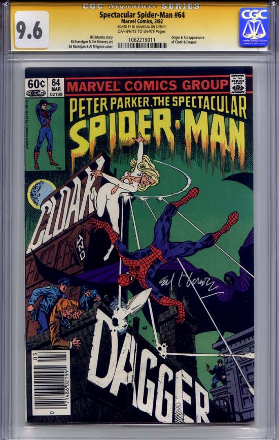 Spectacular Spider-Man #64 CGC 9.6 ow/w CGC Signature SERIES