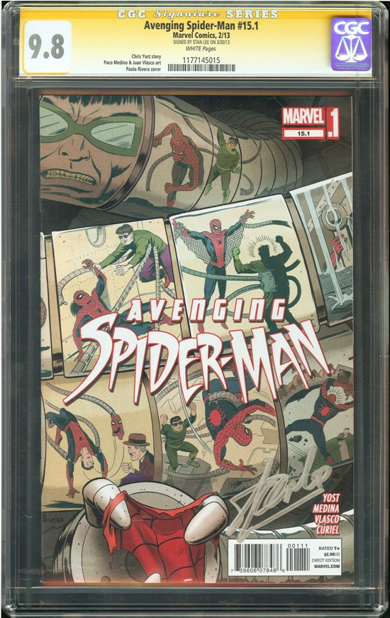 Spider-Man #15 CGC 9.8 w CGC Signature SERIES