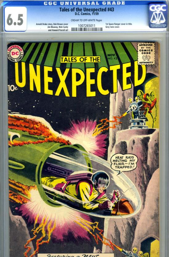 Tales of the Unexpected #43 CGC 6.5 cr/ow