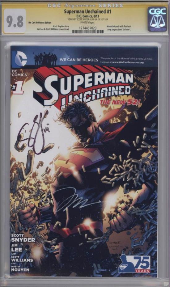 Superman #1 CGC 9.8 w CGC Signature SERIES