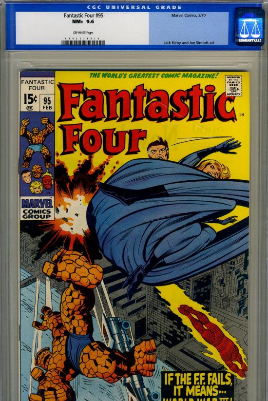 Fantastic Four #95 CGC 9.6 ow