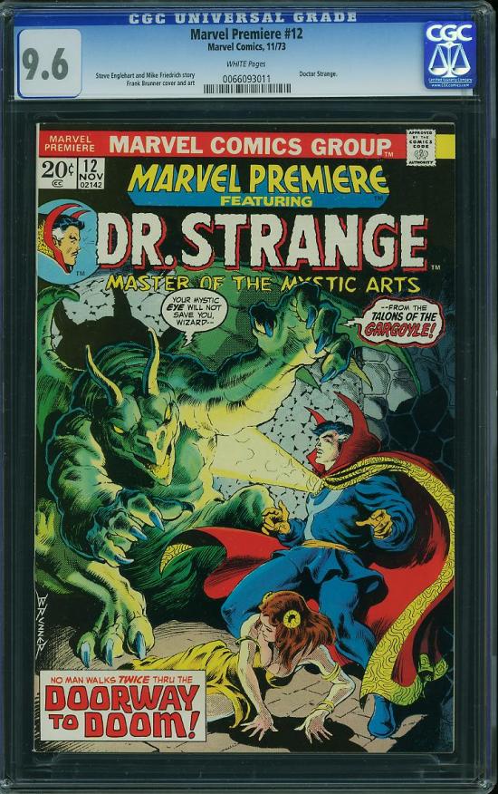 Marvel Premiere #12 CGC 9.6 w