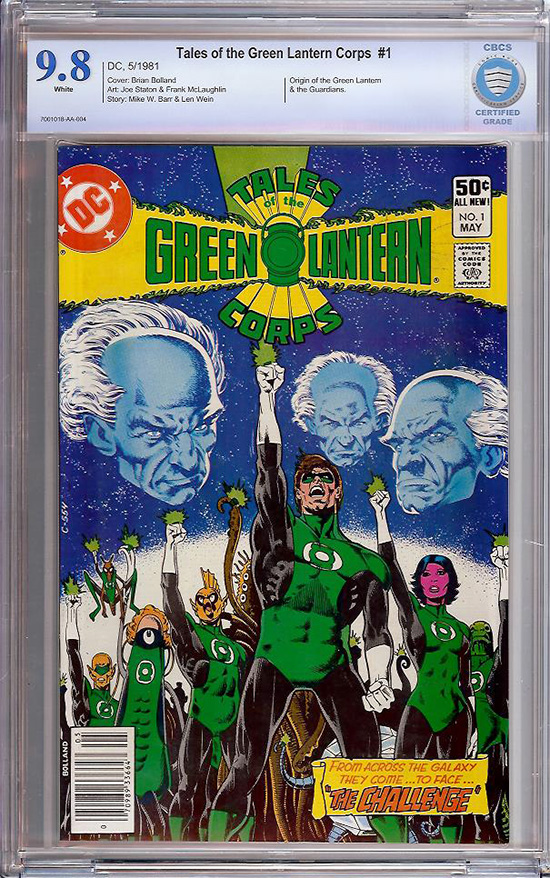 Tales of the Green Lantern Corps CBCS 9.8 w