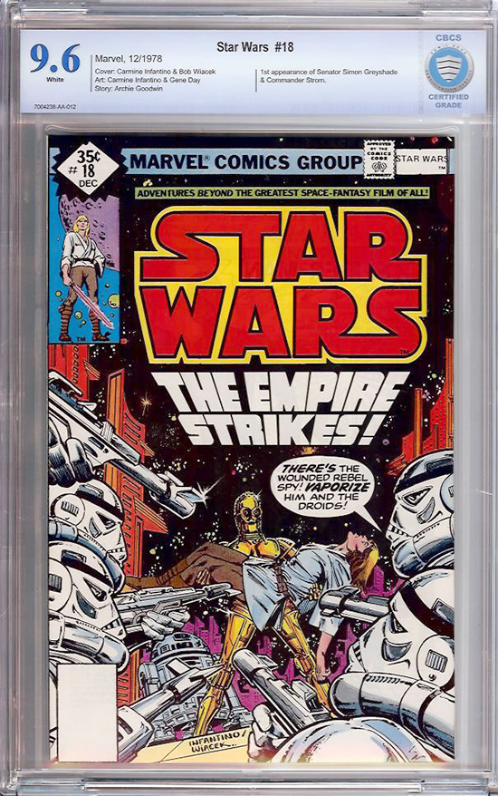 Star Wars #18 CBCS 9.6 w