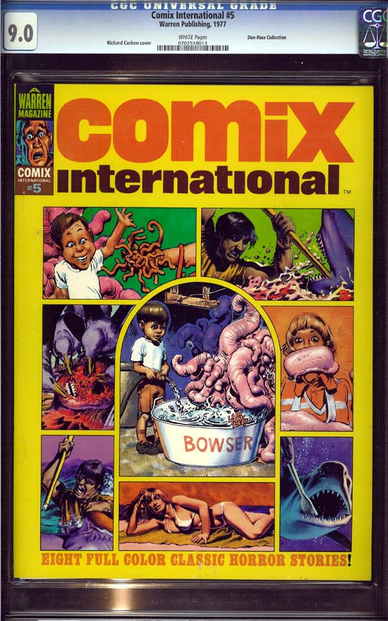 Comix International #5 CGC 9.0 w Don Rosa Collection