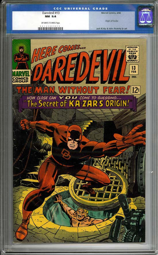 Daredevil #13 CGC 9.4 ow/w