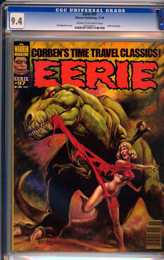 Eerie #97 CGC 9.4 cr/ow