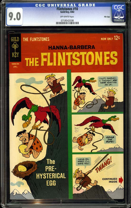 Flintstones #10 CGC 9.0ow File Copy