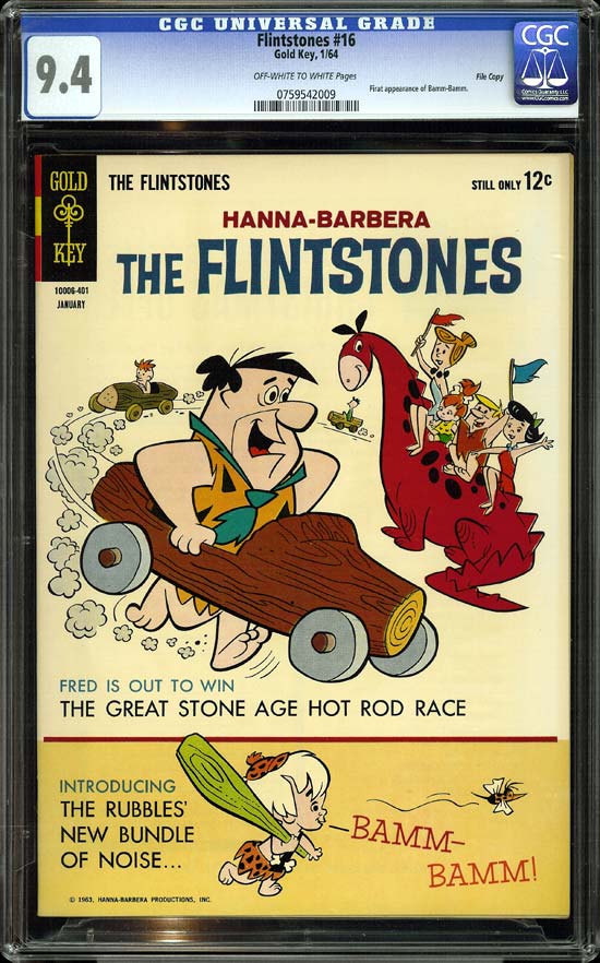 Flintstones #16 CGC 9.4 ow/w File Copy