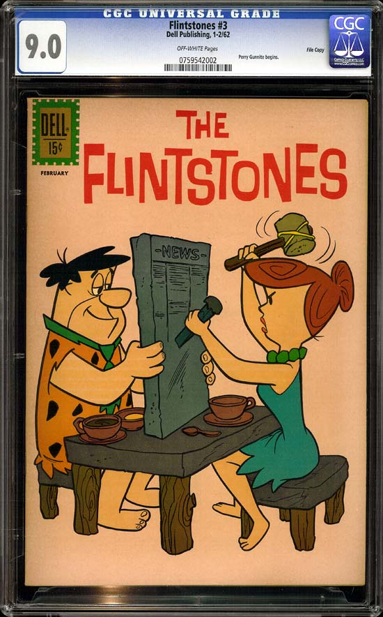 Flintstones #3 CGC 9.0ow File Copy