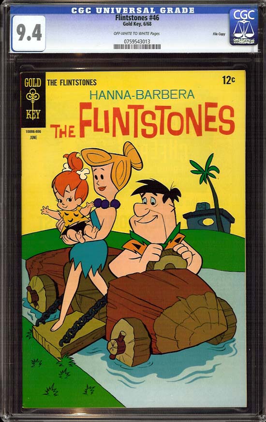 Flintstones #46 CGC 9.4ow/w File Copy