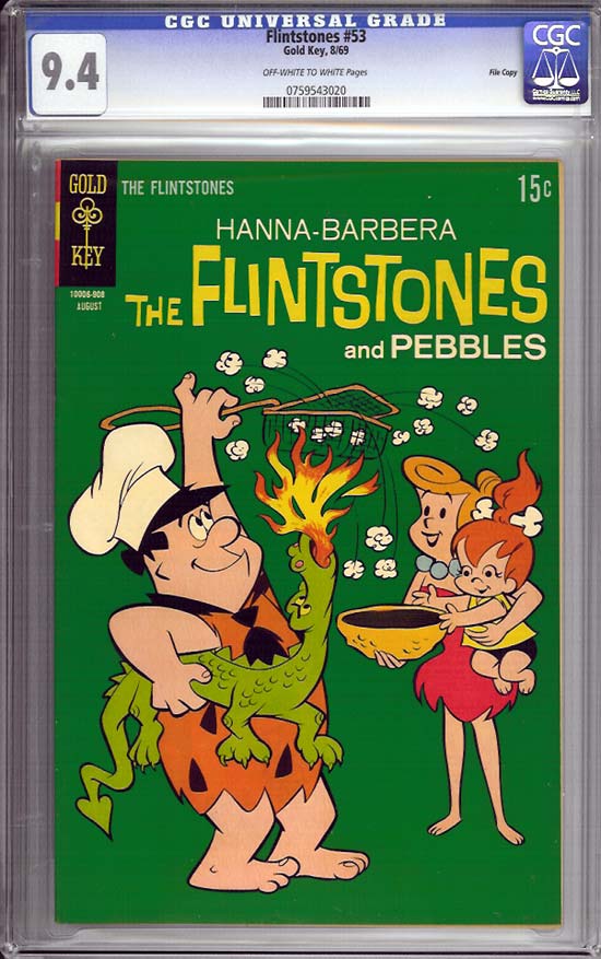 Flintstones #53 CGC 9.4ow/w File Copy