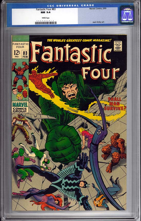 Fantastic Four #83 CGC 9.4 w