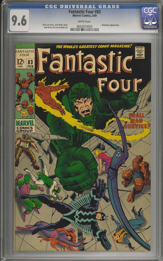 Fantastic Four #83 CGC 9.6 w