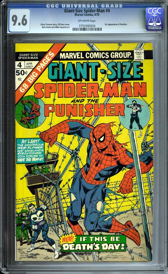 Giant-Size Spider-Man #4 CGC 9.6ow